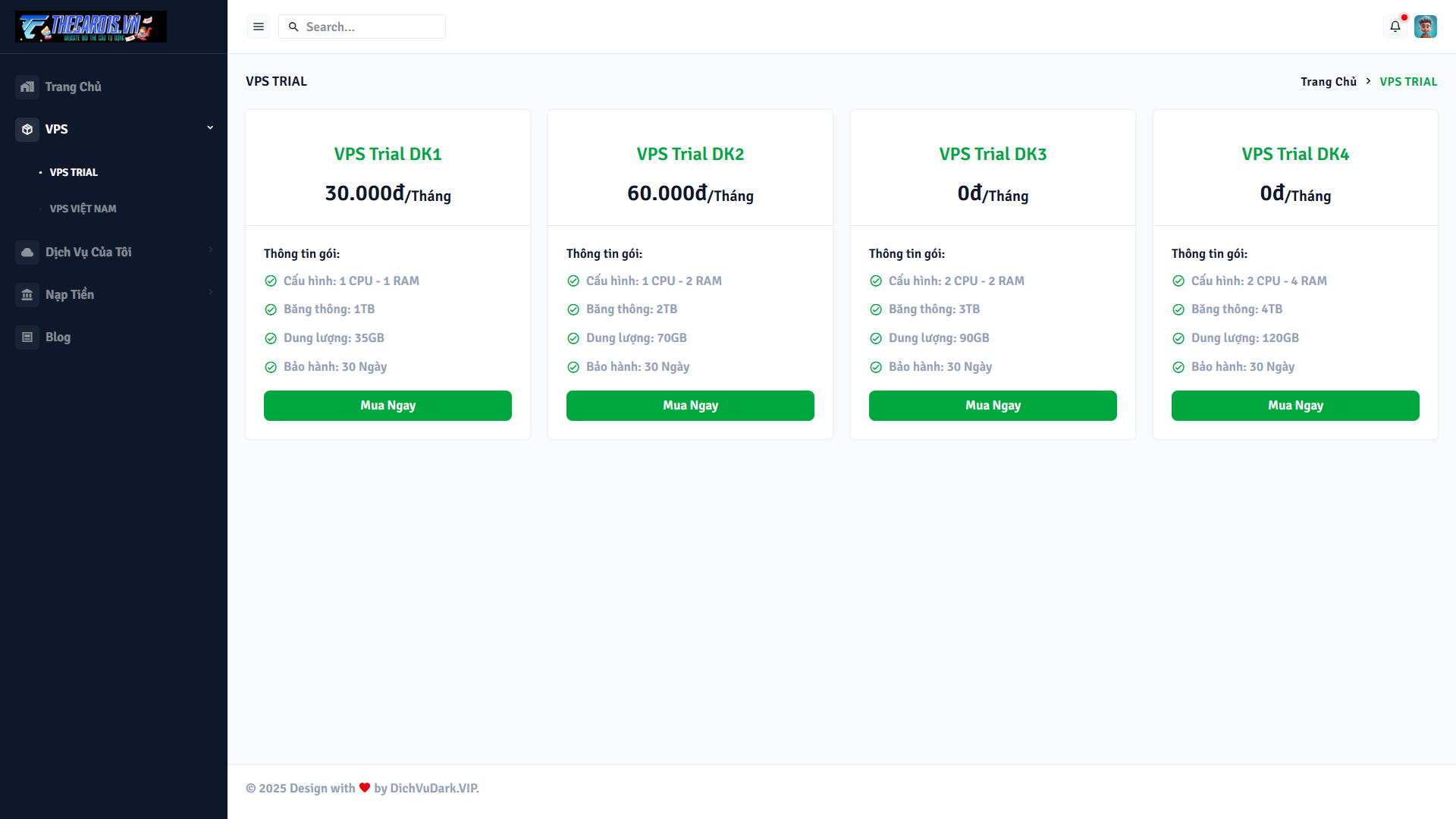 Shop Bán Vps Thủ Công